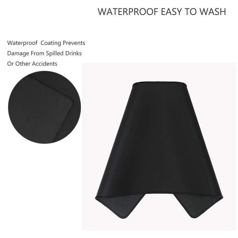 YEBMoo Extra Large Gaming Mouse Pads/Extended Protective Office Desk Mouse Mat Non-Slip Professional Precision Tracking Surface (23.6" x 11.8") for PC Computer Laptop(60x30 Black001) - Image 3